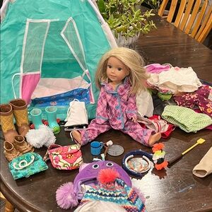 Mini American girl doll